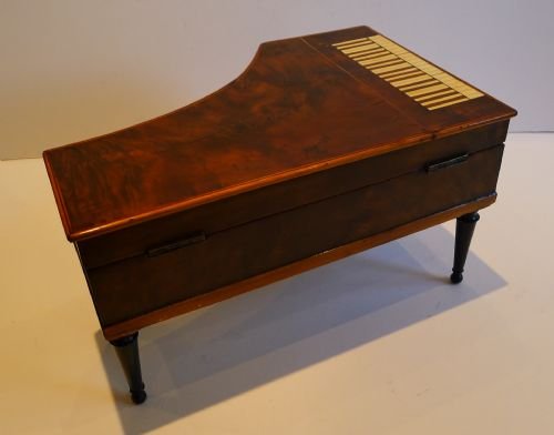 fig 1. French Regency (Louis XVIII) Figural Jewelry Box - Piano, c.1820