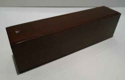 fig 1. Large Antique English Set Double Nines Dominoes In Bone & Ebony - Original Box c.1890