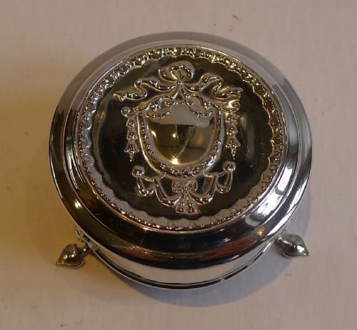 Stunning Antique English Sterling Silver Jewellery Box - Chester 1912
