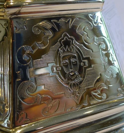 fig 1. Top Quality Antique English Silver Plated Tea Service - Figural - by G.R. Collis c.1855