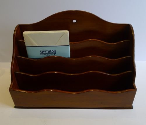 Antique English Letter or Stationery Holder / Rack C.1900