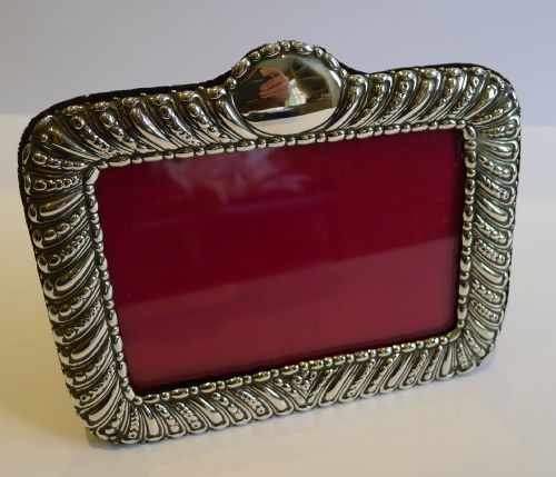 Antique English Sterling Silver Photograph Frame by William Comyns - 1899