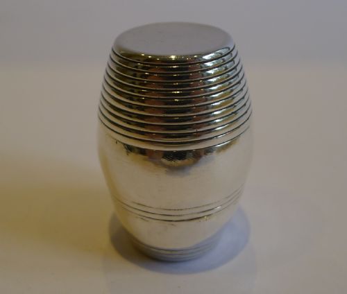 Antique English Sterling Silver Nutmeg Grater by Samuel Meriton II C.1775
