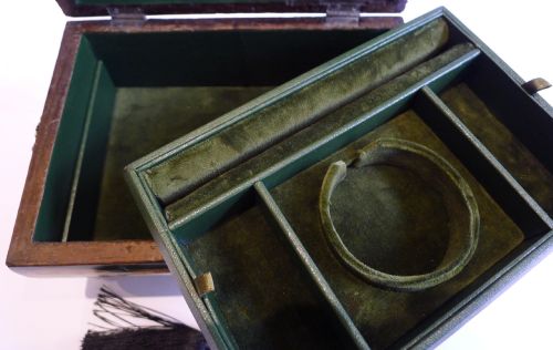 fig 2. Rare Hand Painted English Regency Jewelry Box c.1820