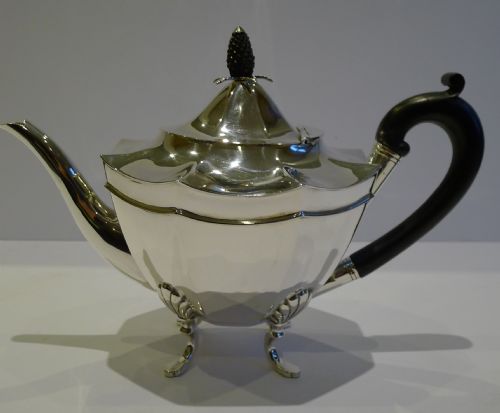 fig 1. Elegant Antique English Silver Plated Tea Set c.1880 by Thomas Latham & Ernest Morton