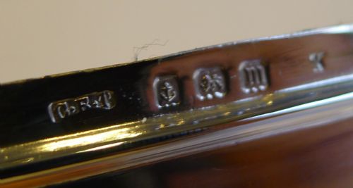 fig 1. Antique English Sterling Silver Jewellery Box - 1911