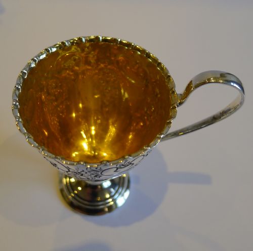 fig 2. Magnificent Antique English Silver Plated Egg Cruet by Walker & Hall c.1900