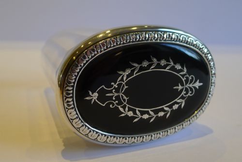 fig 1. Sterling Silver & Tortoiseshell Lidded Jar - 1906