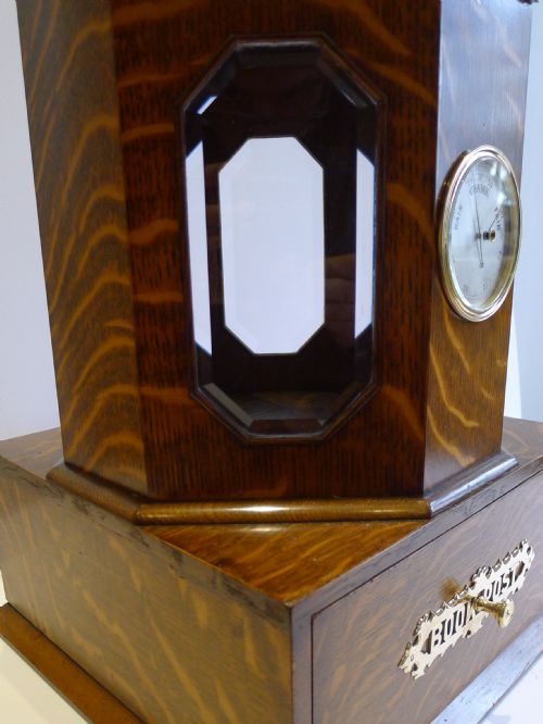 fig 2. Grand Large Antique English Letter & Book Post Box; Signed Thornhill, Bond St. c.1890