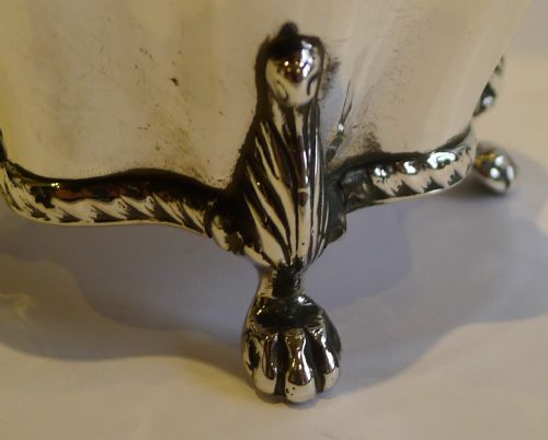fig 2. Antique English Sterling Silver Tea Caddy - Victorian - 1900