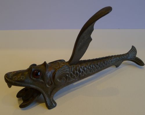 Unusual Figural Cast Metal Nutcracker by Nestor Registered for 1930
