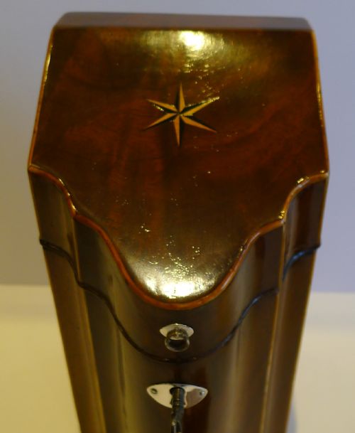 fig 2. Rare George III Sheraton period Spoon Box c.1780