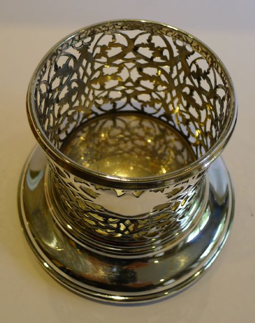 fig 1. Rare Antique English Silver Plated Moving Wine Coaster by Elkington - 1846