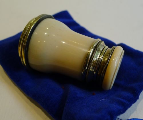 Antique English Ivory & Brass Monocular C.1890