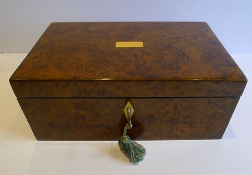 Antique French Palais Royal Lap Desk / Writing Slope C.1820 - Original Label