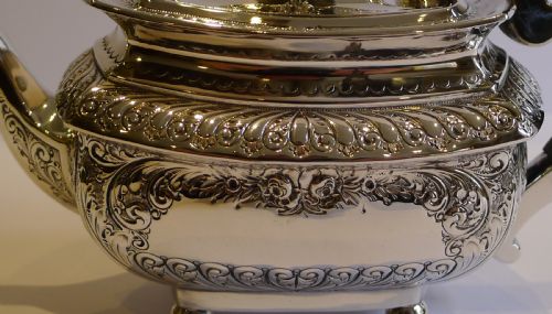 fig 2. Antique English Silver Plated Bachelor Tea Set c.1900