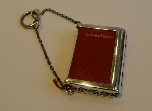 Antique English Miniature Prayer Book in Sterling Silver - Sampson Mordan