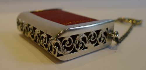 fig 1. Antique English Miniature Prayer Book in Sterling Silver - Sampson Mordan