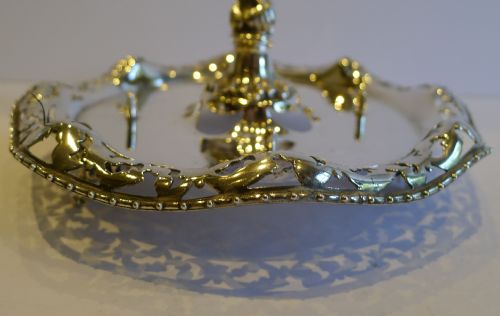 fig 1. Antique English Egg Cruet in Silver Plate c.1900
