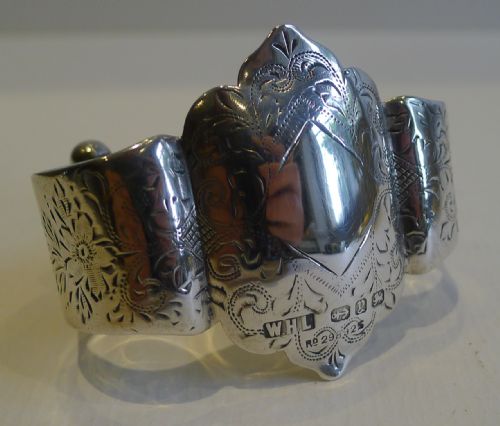 English Victorian Sterling Silver Napkin Ring on Feet - 1898