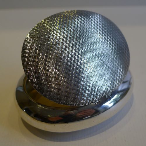 Antique English Sterling Silver Tobacco Box - Birmingham 1918