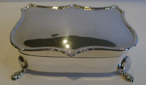 fig 1. Elegant English Edwardian Jewellery Box - 1907