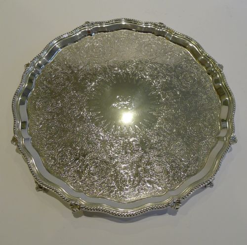 fig 1. Antique English Silver Plated 12