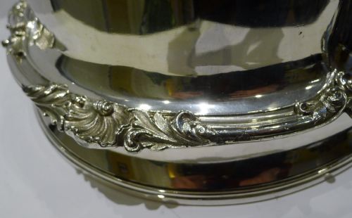 fig 2. Grandest Pair Antique English Old Sheffield Plate Meat or Food Domes c.1840
