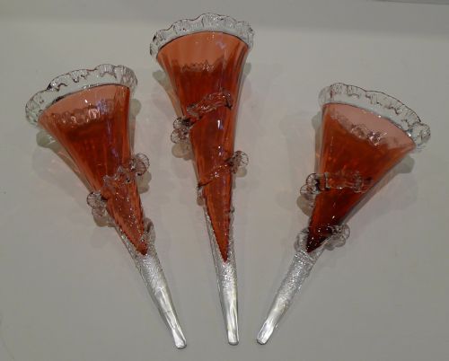 fig 1. Outstanding Antique English Silver Plate & Cranberry Glass Epergne c.1880
