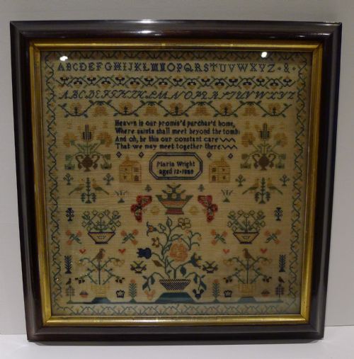 Magnificent Antique English Sampler - 1853