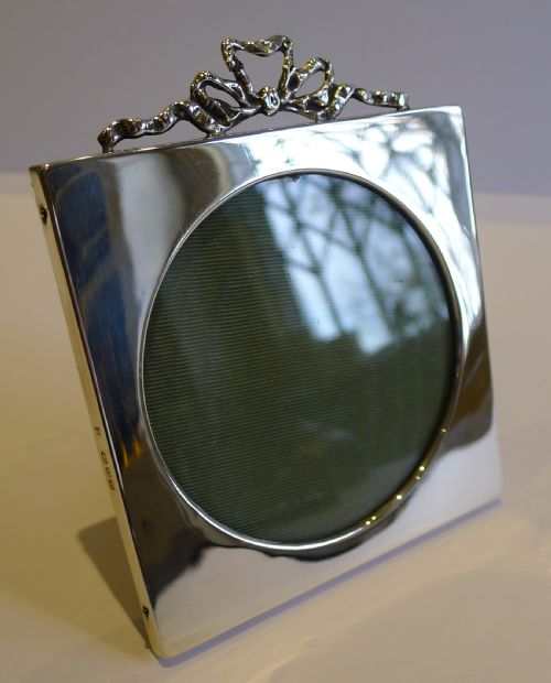Wonderful Antique English Sterling Silver Photograph Frame - 1907