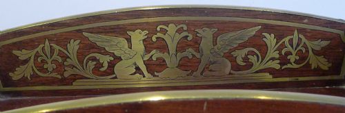 fig 1. Antique French Brass Inlaid Pen Tray - Louvre, Paris c.1890