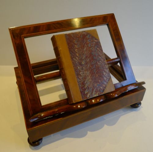 Elegant Large English Regency Mahogany Lectern / Book Rest C.1820