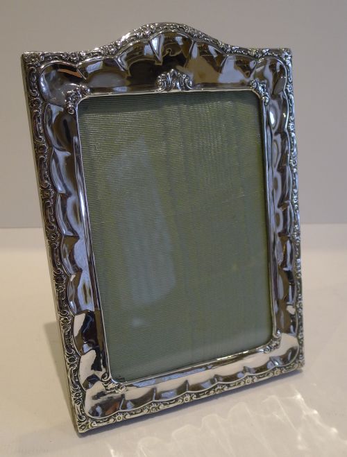 Stunning Highly Decorative English Sterling Silver Photograph Frame - 1930