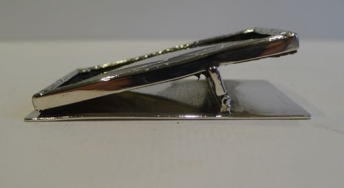 fig 1. Antique English Sterling Silver & Tortoiseshell Letter Clip by Asprey, London