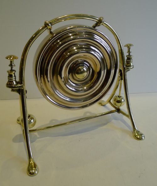 Magnificent Large Antique English Counter or Desk Bell - Gong From, C.1880