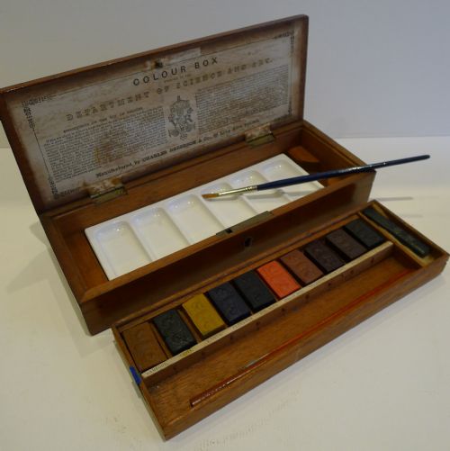 Near Mint Watercolour / Artist Box by Charles Roberson C.1860