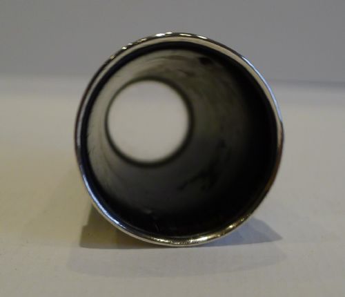 fig 1. Miniature Antique English Horn & Sterling Silver Cup or Beaker
