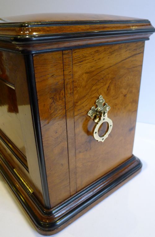 fig 4. Large Antique English Panelled & Domed Stationery Cabinet c.1900