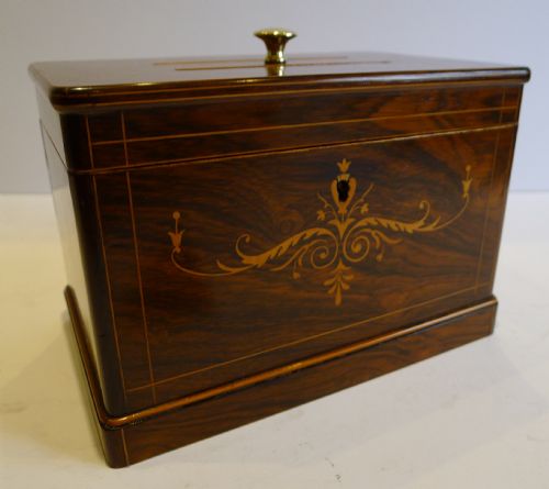 fig 3. Exquisite Antique French Letter Box by Alphonse Giroux, Paris c.1850