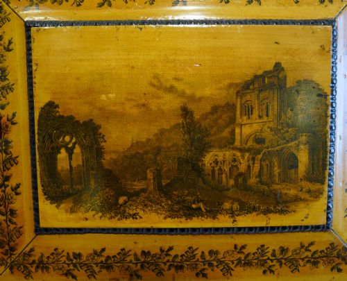 fig 1. Fine Quality English Regency Penwork Jewellery Box c.1820