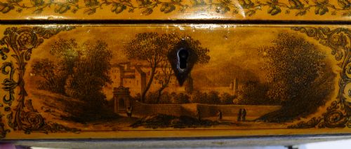 fig 2. Fine Quality English Regency Penwork Jewellery Box c.1820