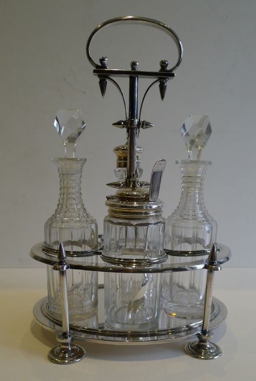Antique English Cruet Set by Elkington & Co. - 1866