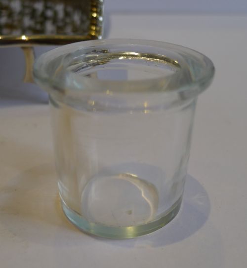 GRAND ANTIQUE ENGLISH STERLING SILVER INKWELL LONDON 1899 - ADDITIONAL PHOTO 3