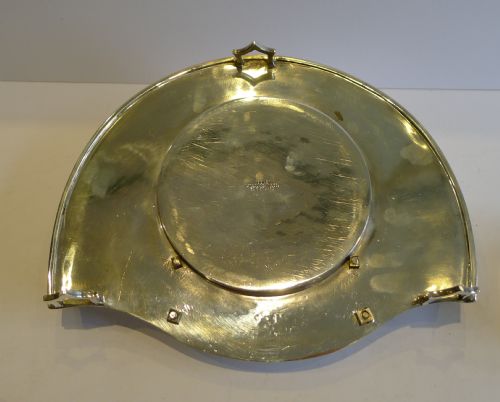 GRAND ANTIQUE ENGLISH STERLING SILVER INKWELL LONDON 1899 - ADDITIONAL PHOTO 10