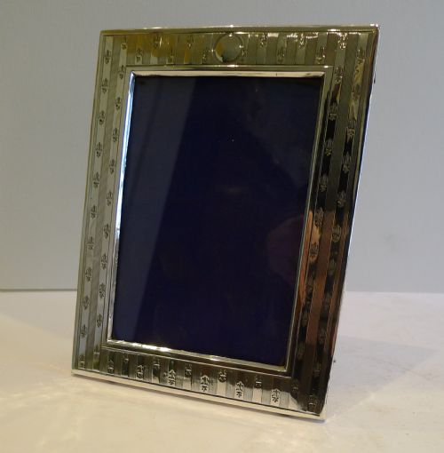 Antique English Sterling Silver Photograph Frame - 1908