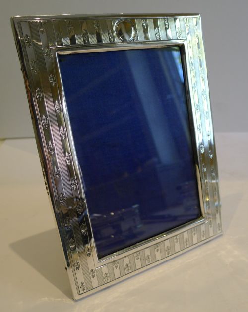 fig 1. Antique English Sterling Silver Photograph Frame - 1908