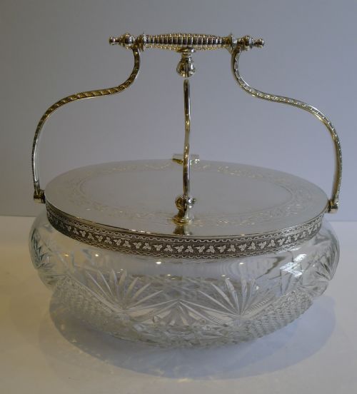 Antique English Automated Biscuit Box by J.h. Potter C.1890