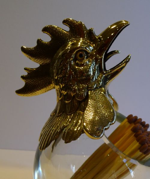 fig 1. Magnificent Antique English Figural Match Strike c.1890