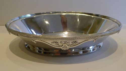 Unusual Antique English Bread Basket by Atkin Brothers C.1880